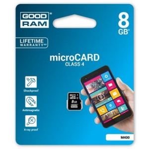 paměťová karta MicroSDHC 8GB Kingston